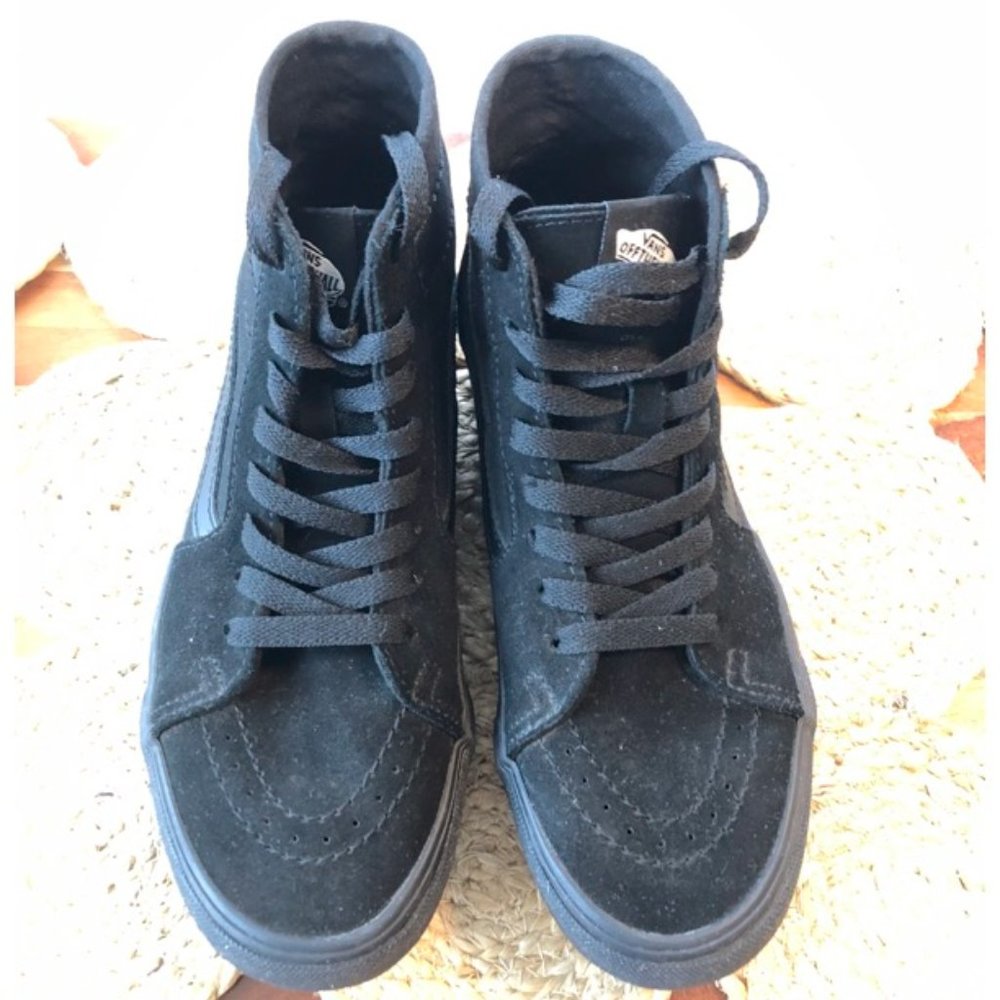 Vans Sk8-Hi Tapered Stackform Suede Canvas Shoe, Size W7.5